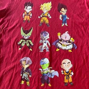 Red Dragon Ball Z Medium Shirt